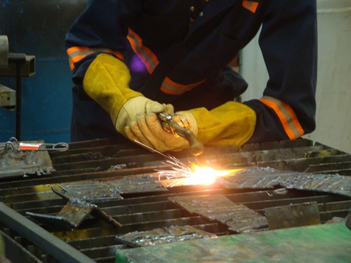 Person welding something